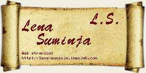 Lena Suminja vizit kartica
